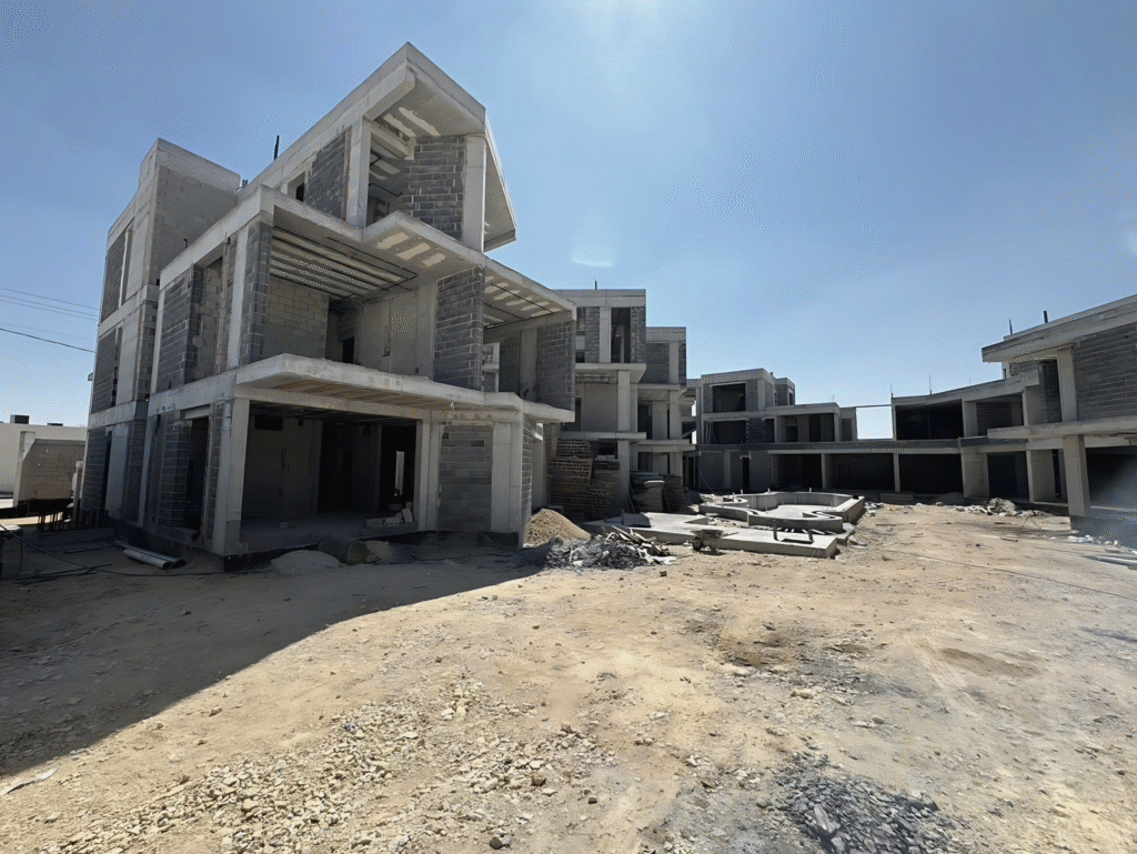 مشروع مقاولات فيلات